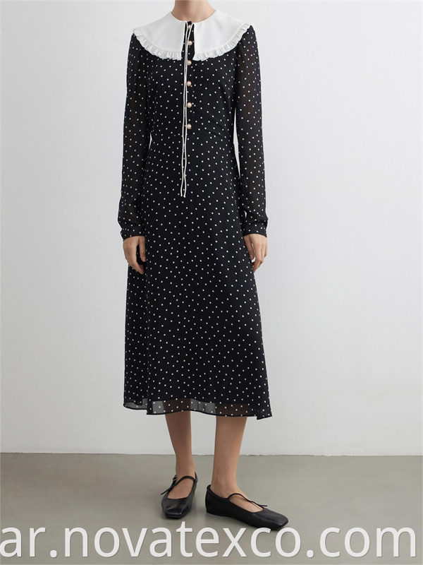 Polka Dot Slim Fit Dress